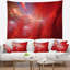 Tapisserie abstraite Mystic Red Thunder Sky-28497237