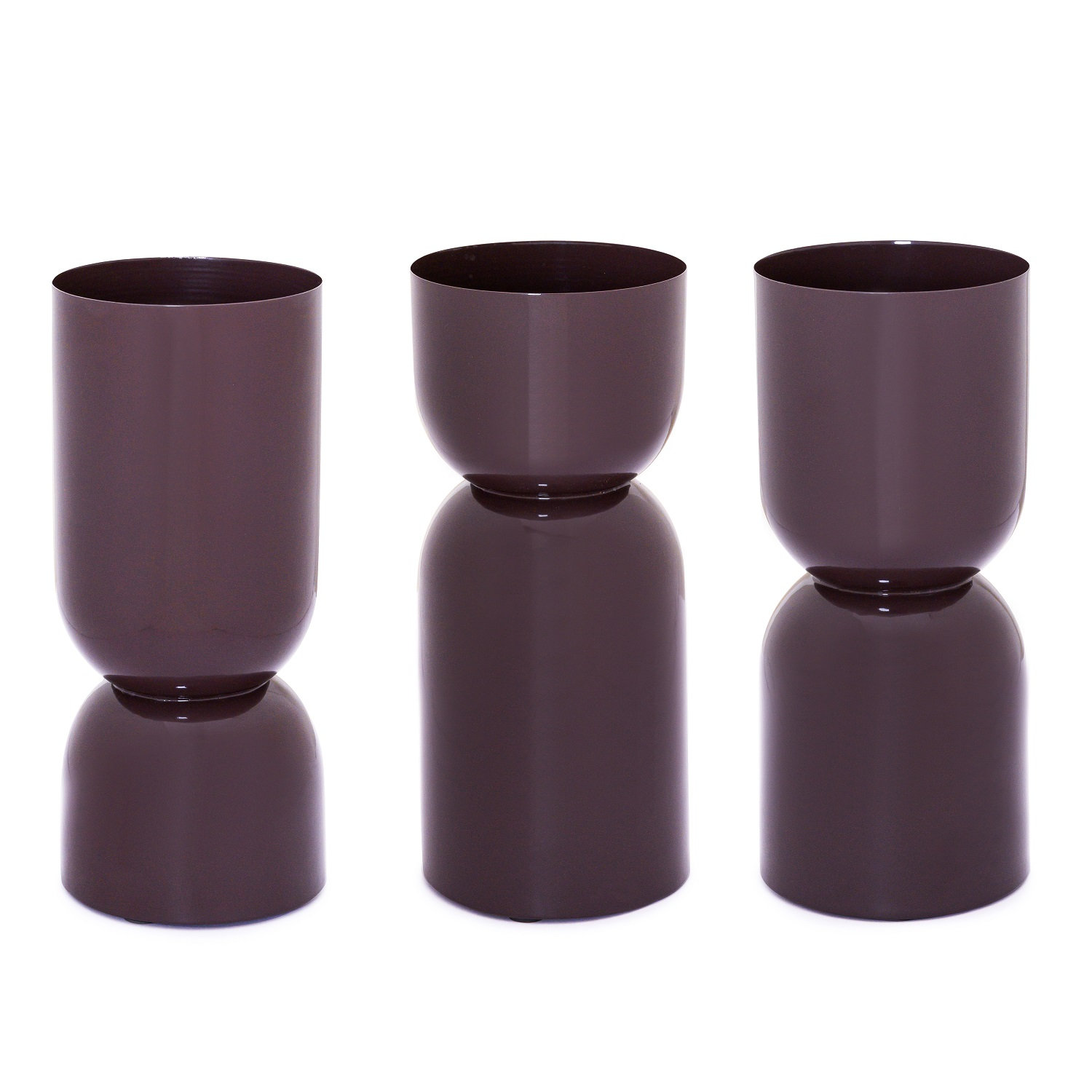 Paulding Iron Table Vase, Brown