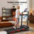 UMAY Foldable Under-Desk Walking Pad Treadmill for Home Use – 15% Auto Incline, 12 Adjustable Levels, Handrails, 43″ High Armrests, Portable