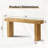 63" Solid Wood Console Table