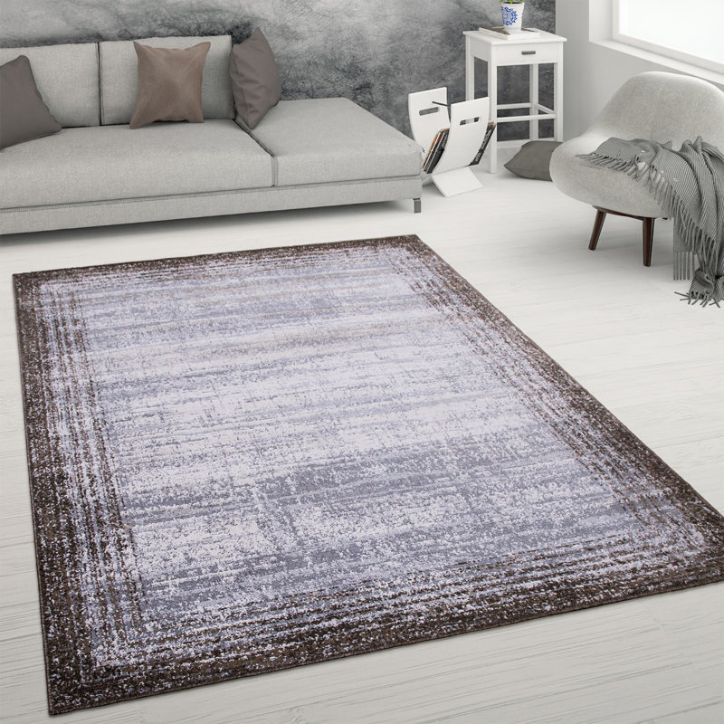 Basye Geometric Area Rug, Rectangle 80 x 150cm