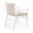 Outdoor Patio Acacia Wood Patio Armchair with Rope Design-1986537521
