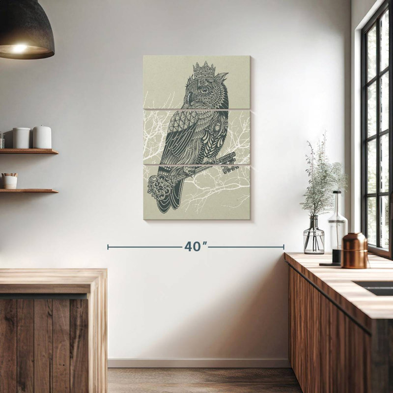 Brampt Owl King, 38" H x 24" W