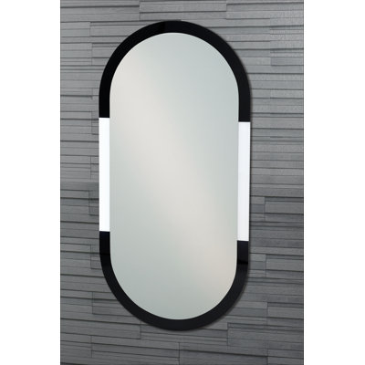 Chrisean Glass Oval Mirror