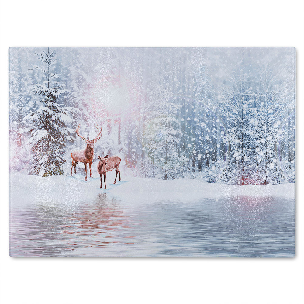 In The Frost Dining Glass Chopping Board