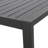 Outdoor Aluminum Dining Table, Black