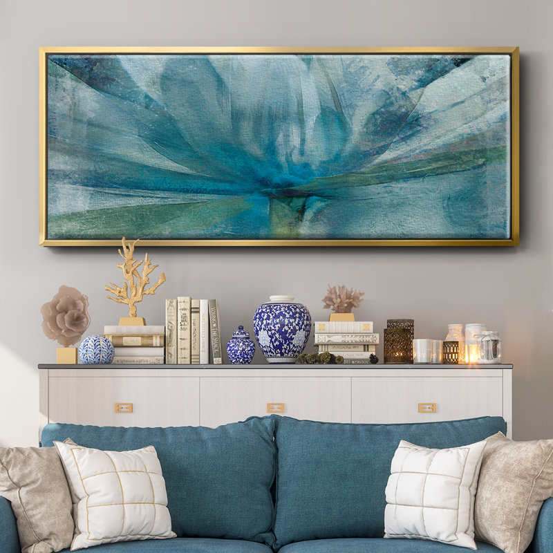 Blue Awakening- Framed Canvas