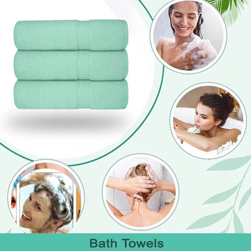 Nayelly Turkish Cotton Bath Towel, Foam