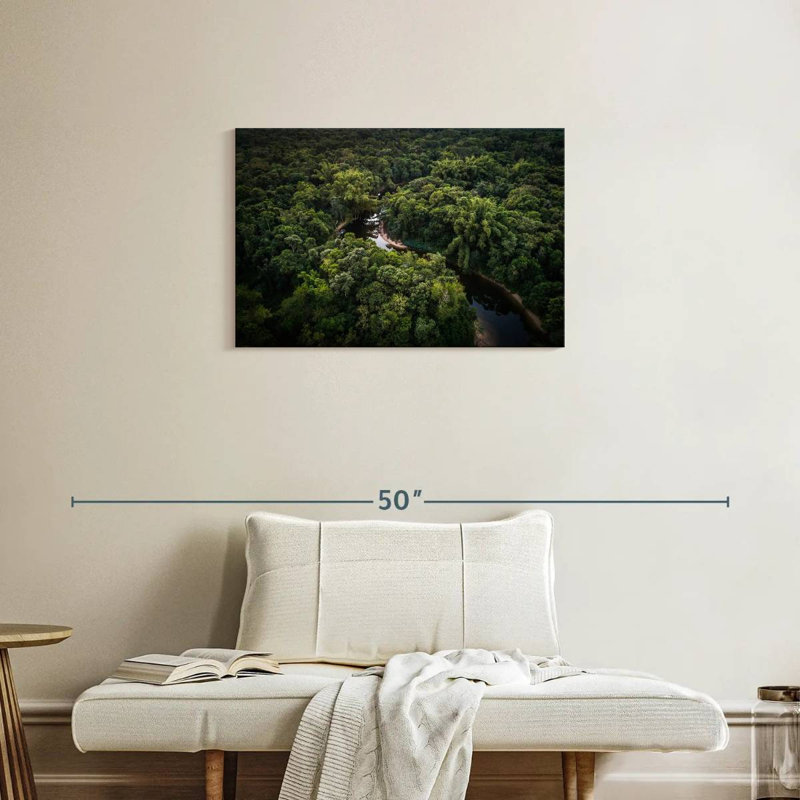 Atlantic Forest River, 20" H x 30" W