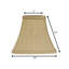 Abat-jour carré en forme de cloche avec abat-jour rond en tissu pour lampes de table-625508034-625508060