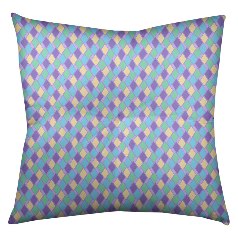Coussin Katelyn Elizabeth, 26 po x 26 po, Mauve