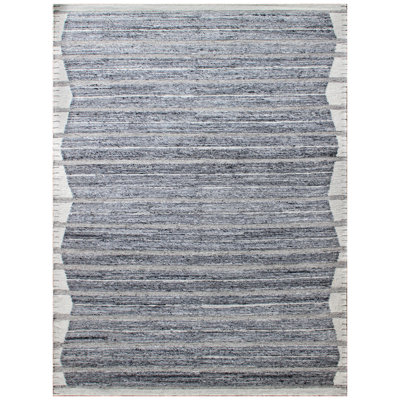 Wool Striped Area Rug