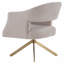 Fauteuil pivotant en polyester 18,9 cm de large Teterboro-124462668