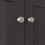 Meuble-lavabo moderne avec lavabo 35,5 po, armoire de rangement pour salle de bain avec portes à fermeture douce et 3 tiroirs, noir Munich