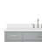 Abbate 60" Single Bathroom Vanity with White Quartz Top-85363981