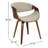 Bhavya 17'' H Upholstered Arm Chair-1190903502