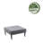 Inwood Square Cocktail Ottoman with Wheels-702734170