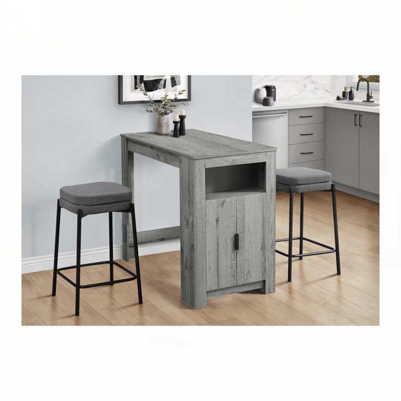 Tabouret de bar, hauteur de comptoir, ensemble de 2,