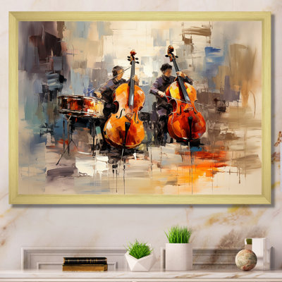 «Brown Brooding», Bourgogne, violoncelle, musique IV - musique, art mural