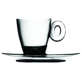 Polycarbonate Espresso Cup with Saucer - 12 Pieces - Olivine