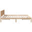 Bed Frame with Headboard Solid Pine Wood-1651658006-1651658088