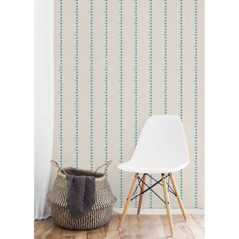 Pinstripe Umbrellas 10' L x 24" W Peel and Stick Wallpaper Roll, Self-adhesive