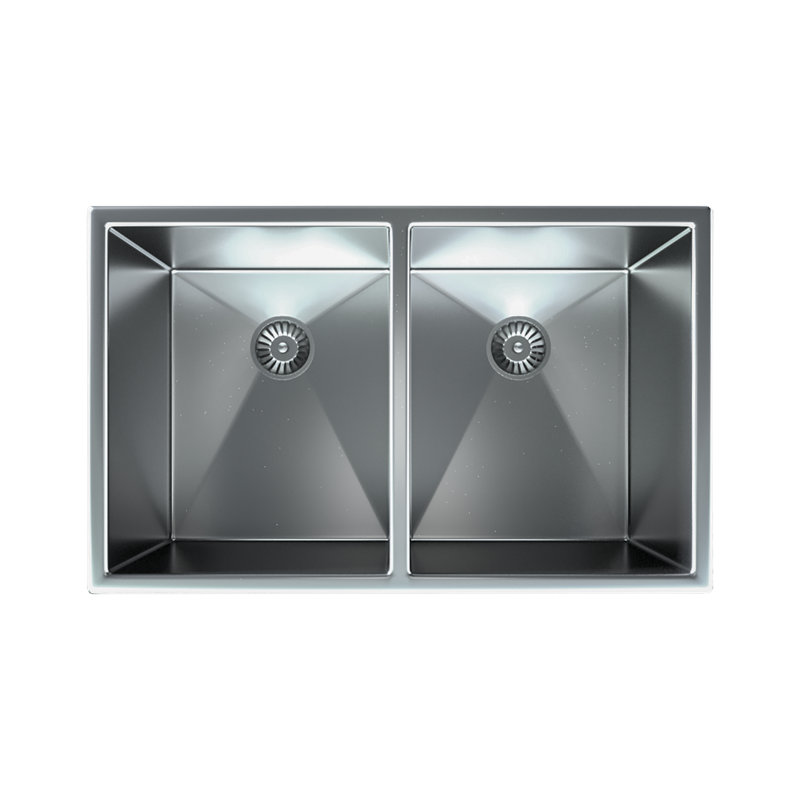 29'' L Mounting / Installation Required Double Bowl Stainless Steel Kitchen Sink
