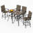 Alyne 4 - Person Patio Dining Set Square Table