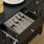 Audel Kitchen Cabinet with 2 Drawers and Glass Doors-887324598