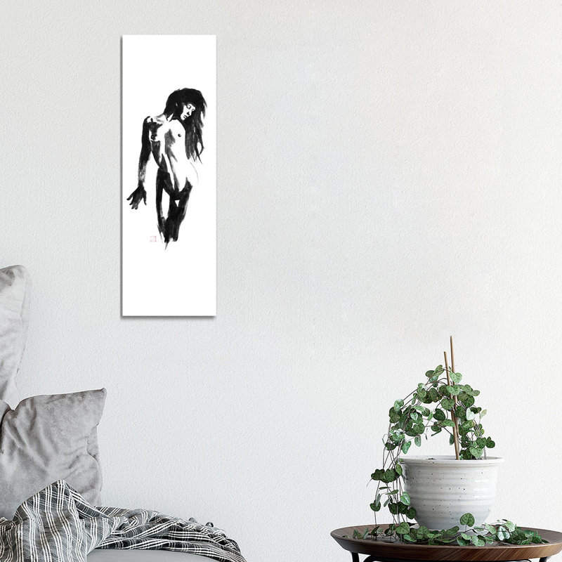 On The Wall by Péchane - Panoramic Print on Canvas, 30.48 cm H x 91.44 cm W x 1.91 cm D, Wrapped Canvas