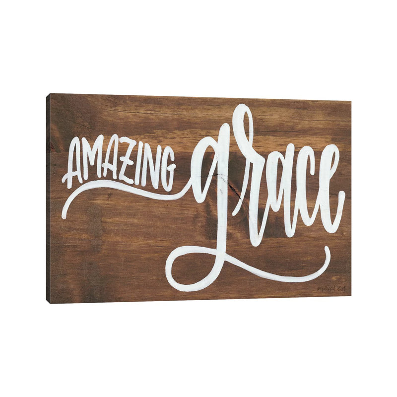 Amazing Grace by Imperfect Dust - Print on Canvas, 20.32 cm H x 30.48 cm W, Wrapped Canvas