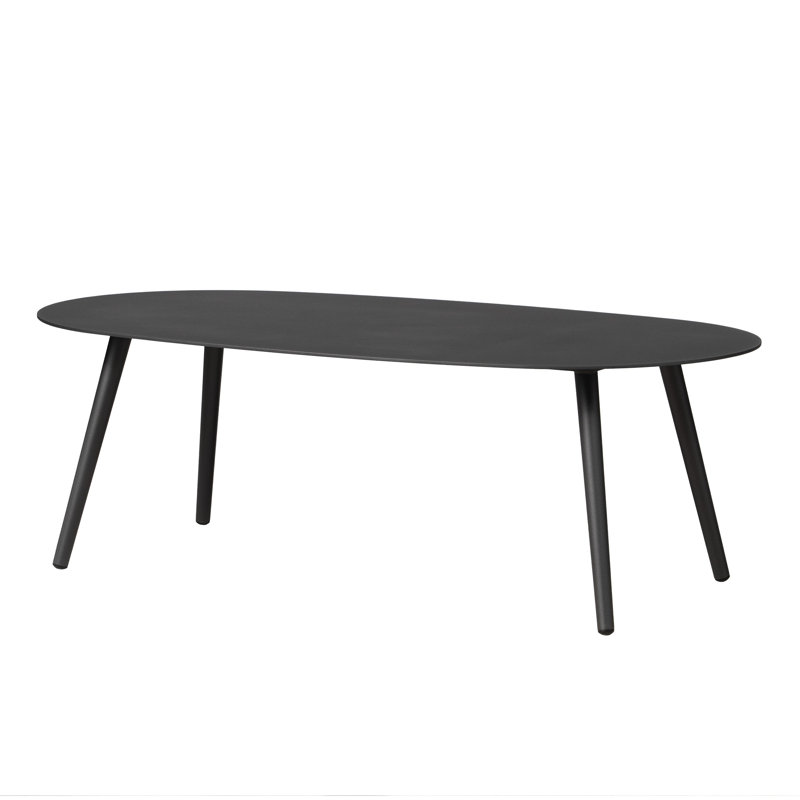 47.5" Oval Coffee Table, Black