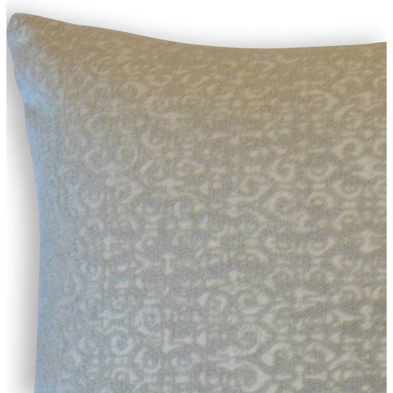 Coussin Whidbey Ikat, Hauteur (18 po) x largeur (18 po), Lin