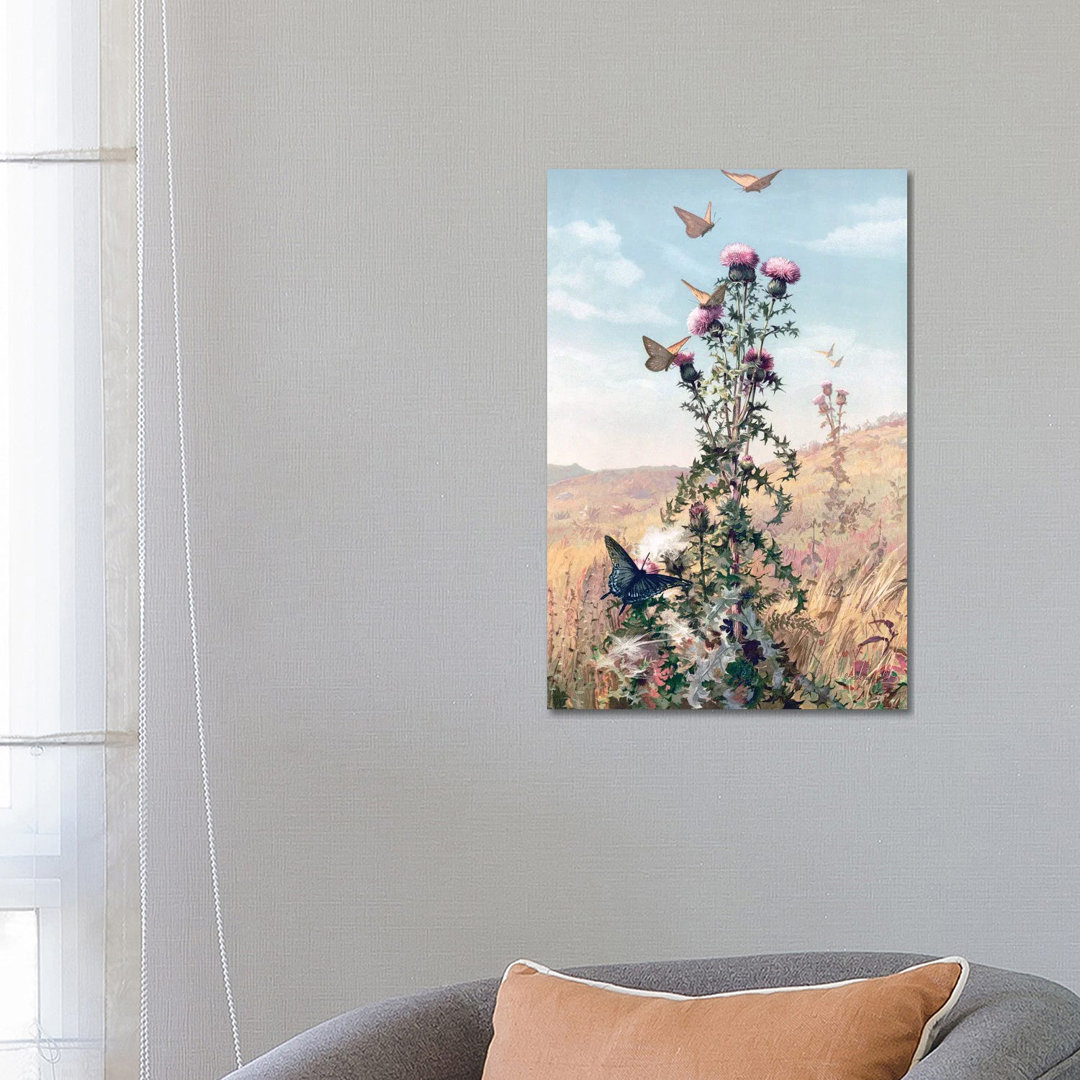 Meadow Butterflies von Stellar Design Studio - Galerie-verpackte Leinwand Giclée