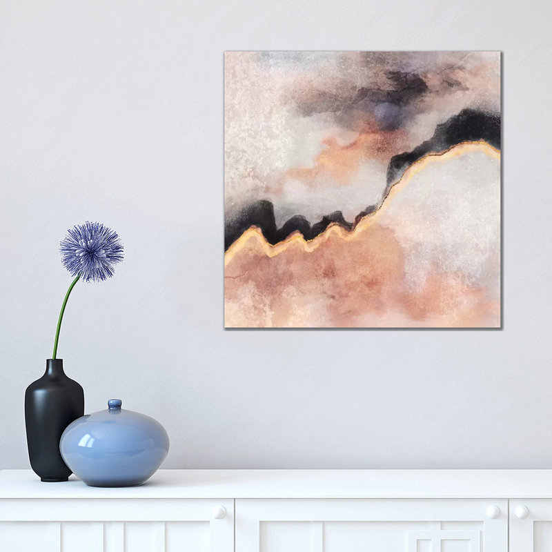 « Path » par Elisabeth Fredriksson-reproduction d’art, Pas de tapis, H 18 po x l 18 po x P 1,5 po, Toile tendue