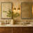  livra Decorative Marble Rectangular Wall Mirror in Bold Black and White Checkerboard Pattern 20 x 30'', Perfect for Bathroom, Entryway or Dresser