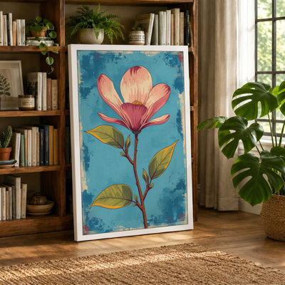 Vintage Study Botanical - Wrapped Canvas