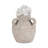 Decorative Pottery Terracotta Vase with Rustic Textured Design and Double Handles, Stylish Contemporary Accent for Modern Spaces