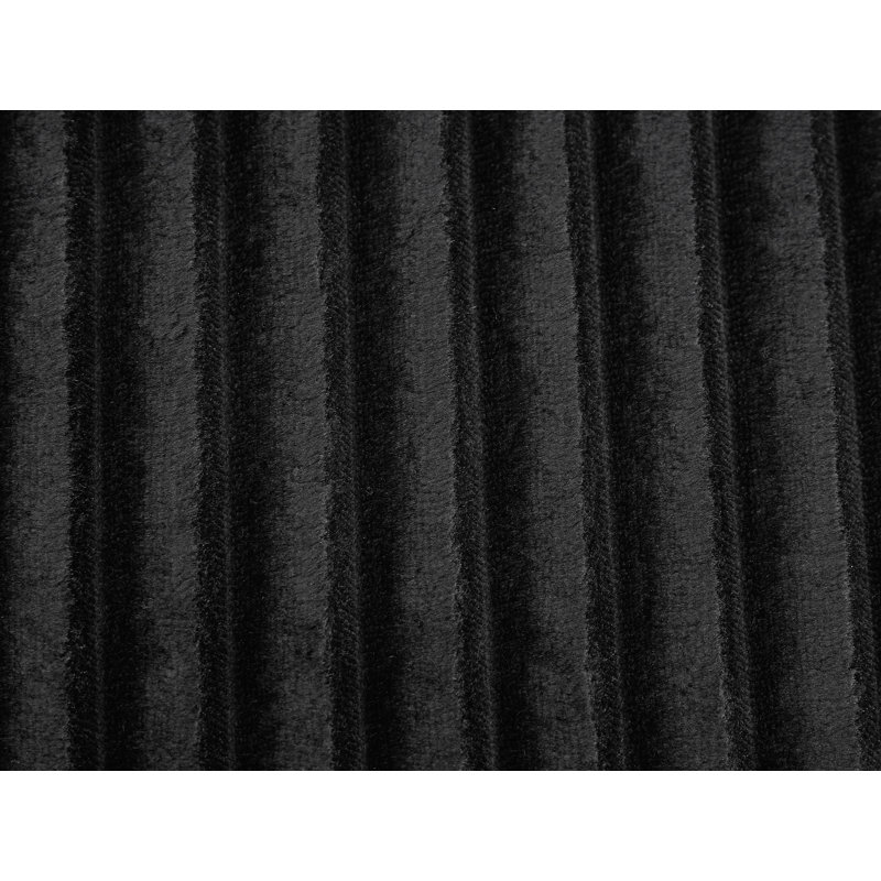 Méridienne d'intérieur surdimensionnée en velours côtelé, Noir