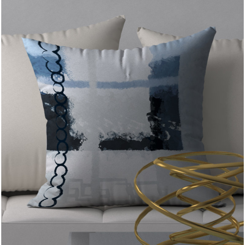 Housse de coussin décorative carrée/insert Safety, H 18 po x l 18 po