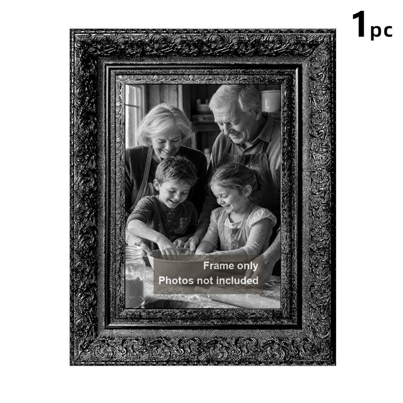 Cadre photo noir sophistiqué 1PC pour photos de 11 po x 14 po et cadeaux pour la fête des Mères, Black, 1, 11" W x 14" H