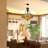 Sarita 5 - Light Dimmable Urn / Bowl Chandelier