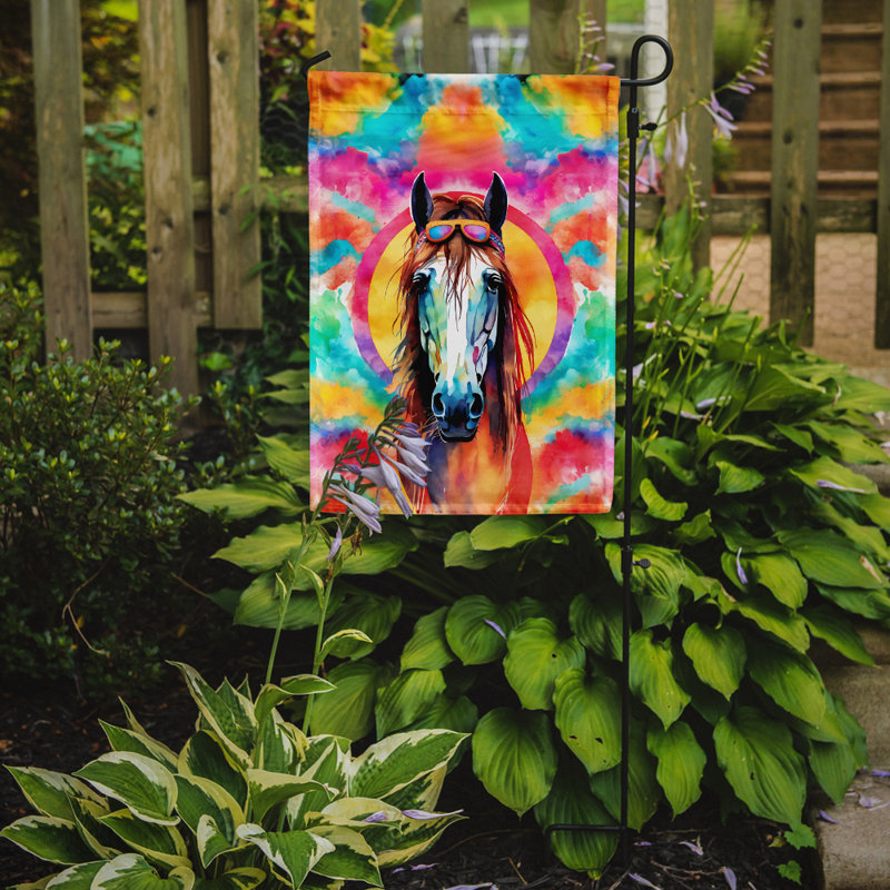 Drapeau de jardin hippie