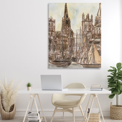 Salted Remnants Harbour Canvas, design by Melissa Wang