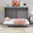 Queen Size Murphy Bed Modern Design With LED-1443890287