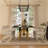 White Boucle Upholstered Dining Chair With Brushed Gold Legs-1738858194