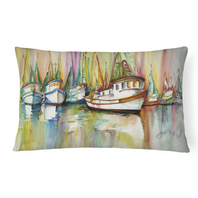 Coussin intérieur/extérieur en flotte de crevette