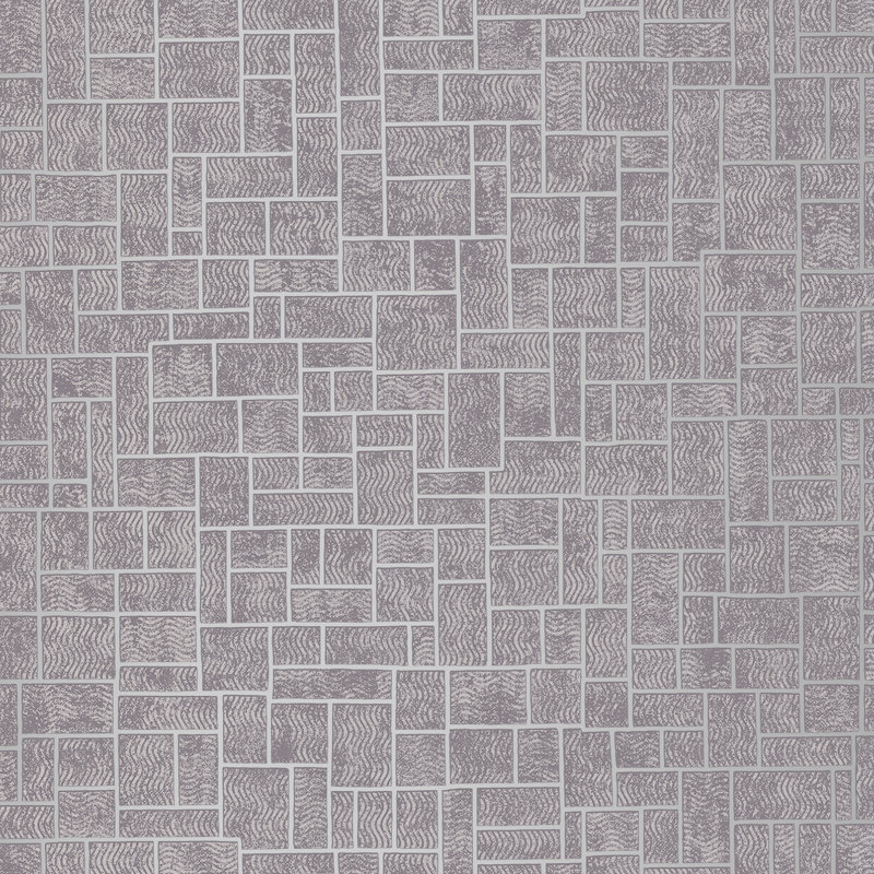 Papier peint géométrique à panneaux 33 'x 20,5 "Evolve, Mauve