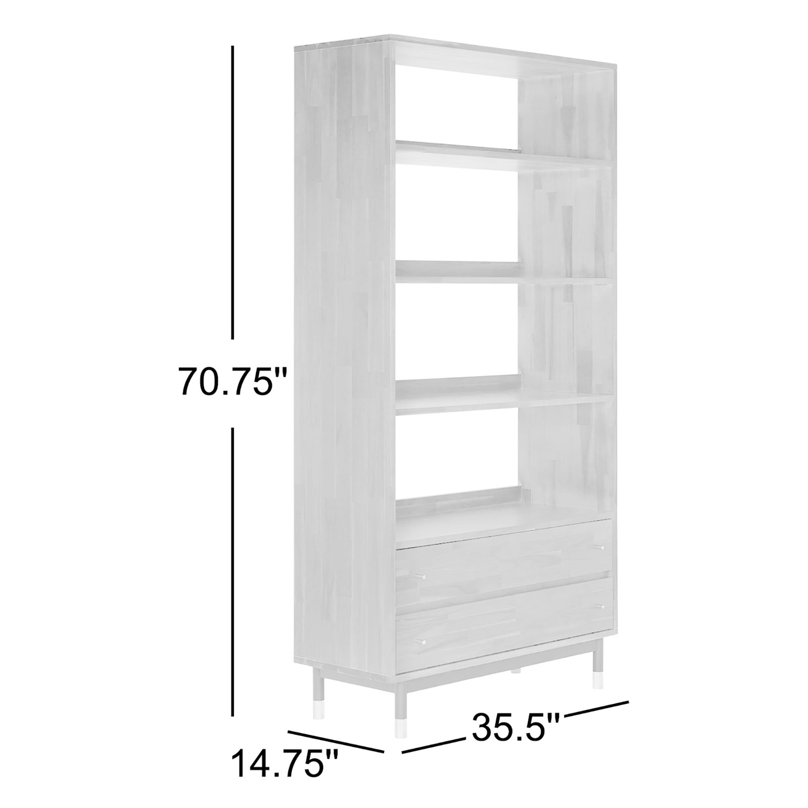 Dakota Standard Bookcase
