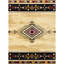 Le tapis de 7 pi 10 po x 10 pi 3 po de couleur crème en polypropylène et polyvalent rehausse Teinture 10,25 pi - Polyvalent